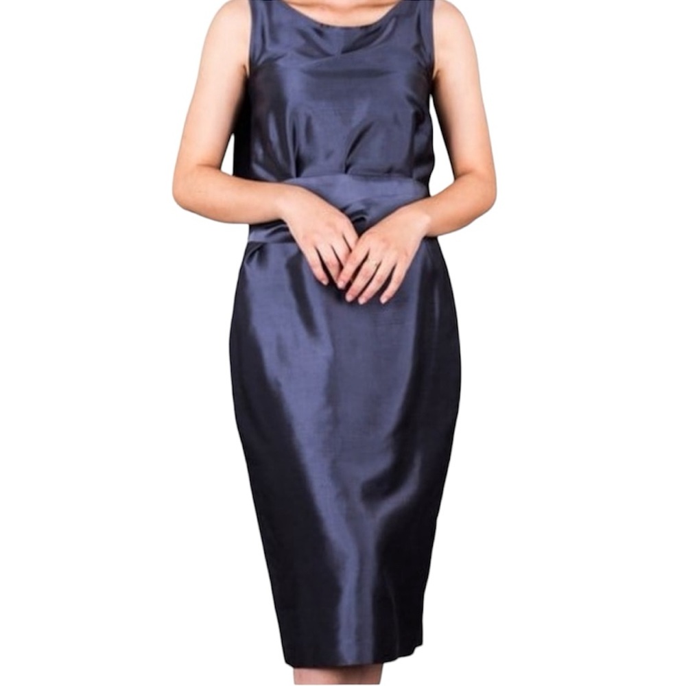 100% silk Black Dress